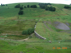 
The British Ironworks dam, June 2008